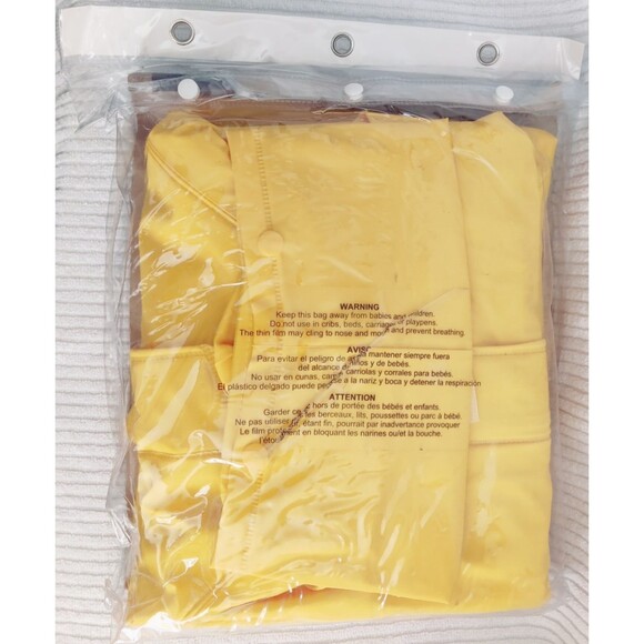 Stansport Rain suit-Yellow Commercial 2pc, Hooded Jacket, Pants, Rainsuit NEW - Picture 8 of 11